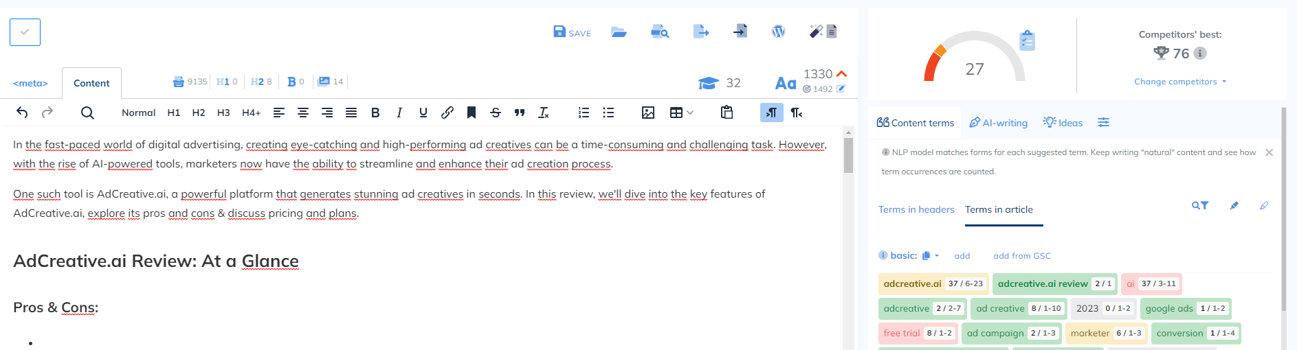 The best Content Optimize Tool of 2023 [NeuronWriter Review]